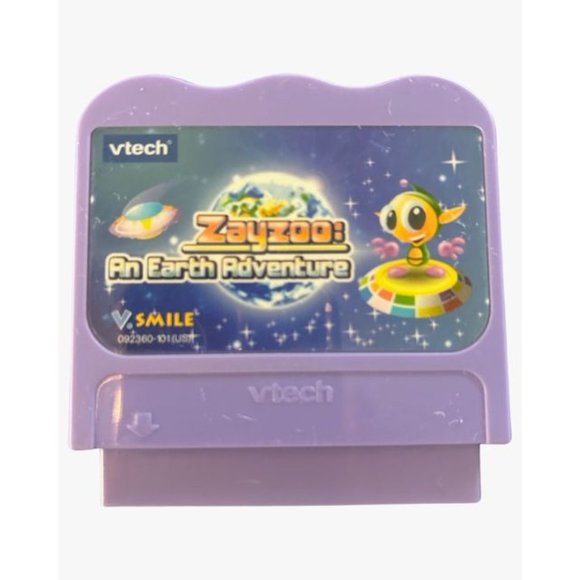 VTech VSmile Alphabet Park Adventure & Zayzoo An Earth Adventure Games Set of 2 - Picture 6 of 15